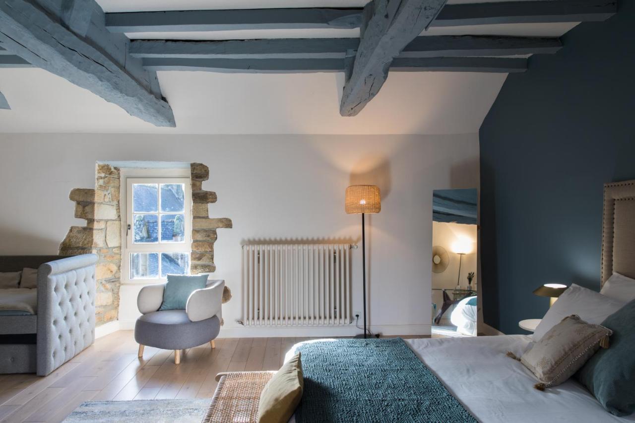 Manoir Du Vau D Arz Gites Et Chambres D Hotes Avec Piscine Malansac Экстерьер фото